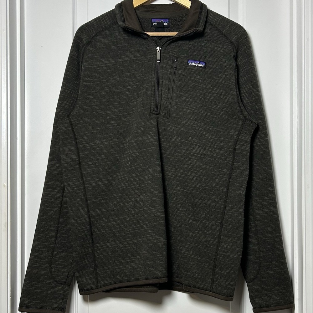Patagonia Gray Better Sweater 1/4 Zip Fleece Pullover Gorpcore Heritage Style